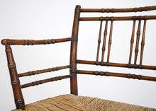 Faux Bamboo 19th Century Sussex Chair