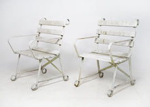 Strap-Work Iron Garden Chairs