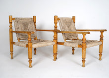 Pair Of 1950s French Rope Armchairs