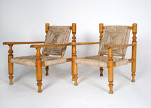 Pair Of 1950s French Rope Armchairs