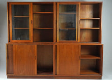 1950's Teak Glazed Cabinet