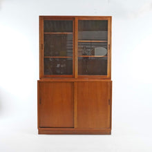 1950's Teak Glazed Cabinet