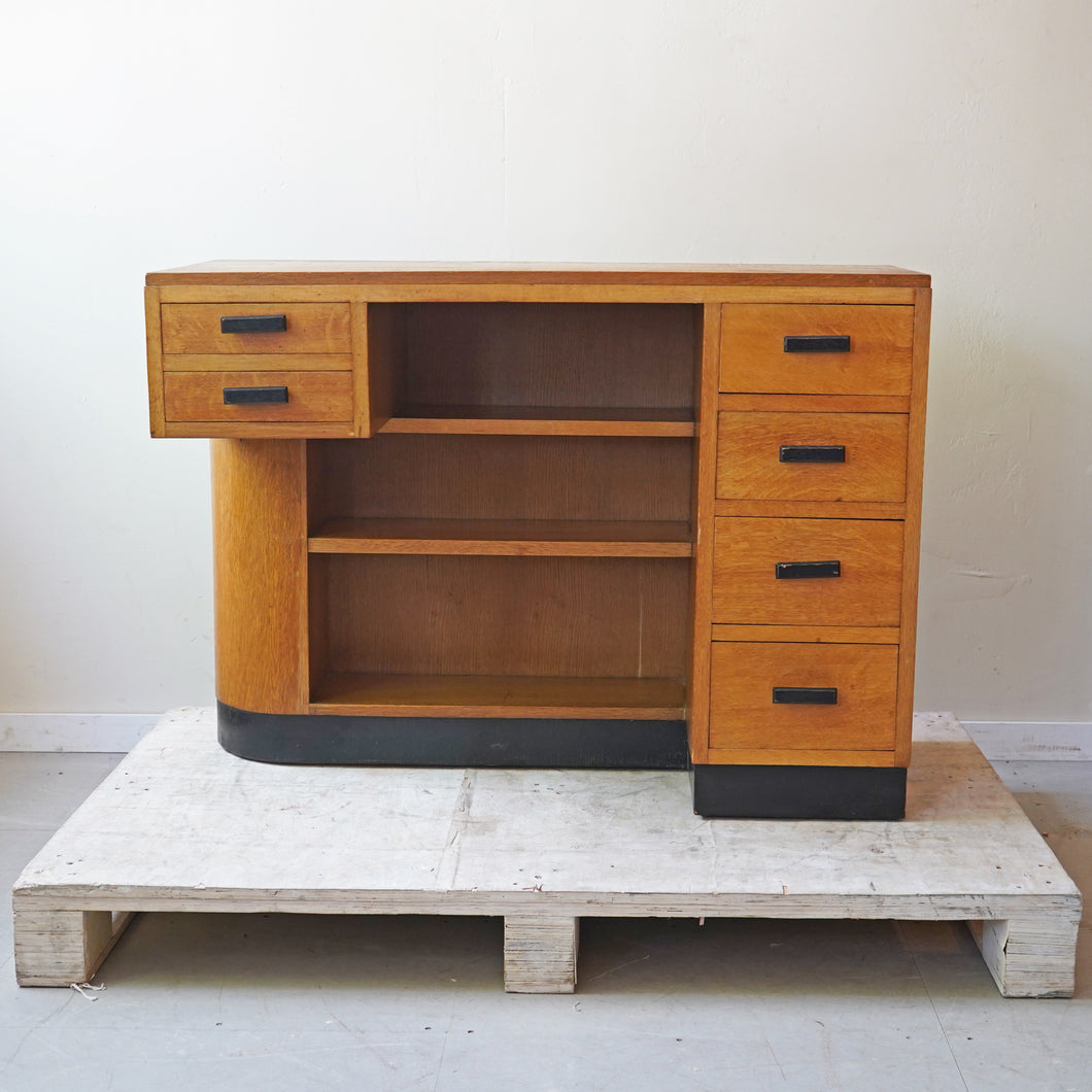 Art Deco Oak Desk c.1940s