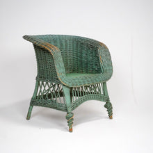 Green Wicker Chair