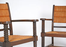 Pair Of Charles Dudouyt Style Armchairs