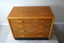 Light Oak Chest Of Drawers, Mid 20th Century