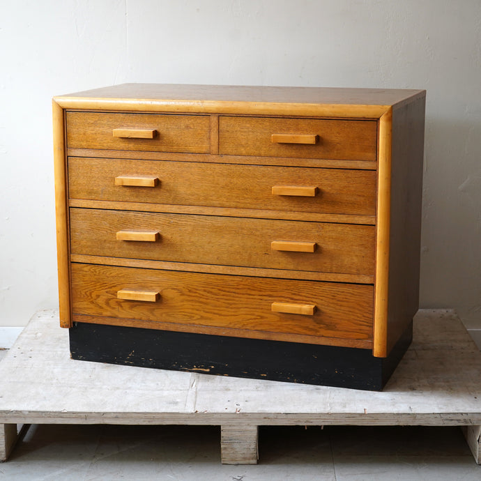 Light Oak Chest Of Drawers, Mid 20th Century