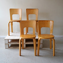 Four Alvar Aalto Type 66 Chairs