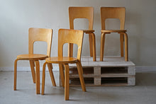Four Alvar Aalto Type 66 Chairs