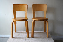 Four Alvar Aalto Type 66 Chairs