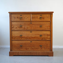 Pitch Pine Aesthetic Movement Chest Of Drawers
