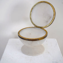 Art Deco Italian Alabaster Lidded Trinket Pot