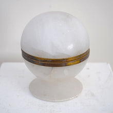 Art Deco Italian Alabaster Lidded Trinket Pot