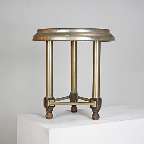 1940s Aluminium Side Table