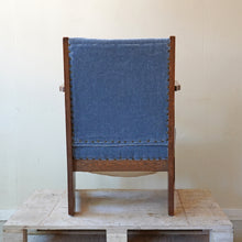 Dutch Art Deco oak armchair attributed to LOV Oosterbeek