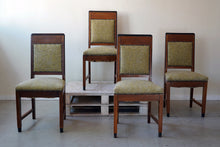 Set of Four Amsterdam School Dining Chairs, c.1930