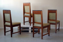 Set of Four Amsterdam School Dining Chairs, c.1930