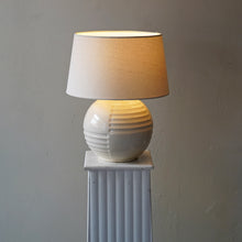 Art Deco Style Crackle Glaze Lamp