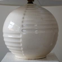 Art Deco Style Crackle Glaze Lamp