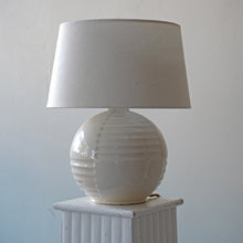 Art Deco Style Crackle Glaze Lamp