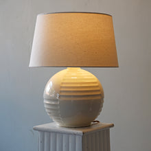 Art Deco Style Crackle Glaze Lamp