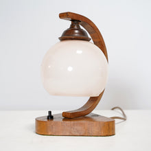 Art Deco Opaline Glass Lamp