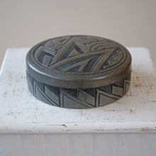 French Pewter Lidded Box By Étain Artistique