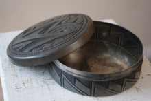 French Pewter Lidded Box By Étain Artistique