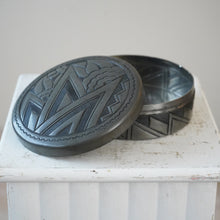 French Pewter Lidded Box By Étain Artistique