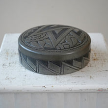 French Pewter Lidded Box By Étain Artistique