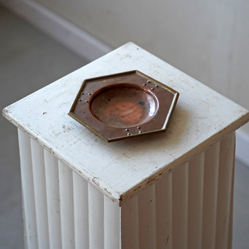 Copper And Brass Arts And Crafts Dish