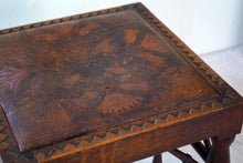 Arts And Crafts Leather Footstool