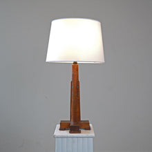 Arts And Crafts Oak Table Lamp