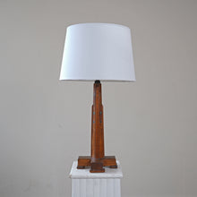 Arts And Crafts Oak Table Lamp