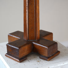 Arts And Crafts Oak Table Lamp