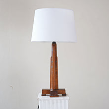 Arts And Crafts Oak Table Lamp