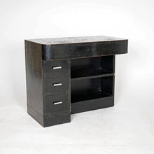 Art Deco Ebonised Black Desk