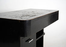 Art Deco Ebonised Black Desk