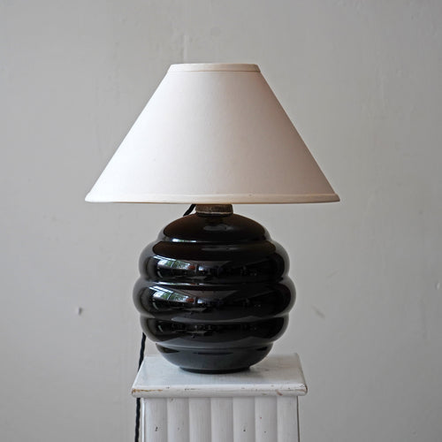 French Opaline Glass Table Lamp
