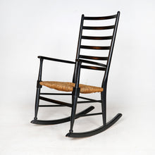 Italian Ebonised Rocking Chair