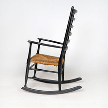 Italian Ebonised Rocking Chair