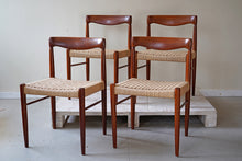 Set of Four Danish Teak Dining Chairs by Bramin