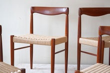 Set of Four Danish Teak Dining Chairs by Bramin