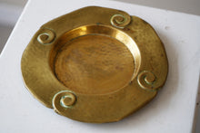 Brass Spiral Dish 1930s 'Joseph Walker & Co'