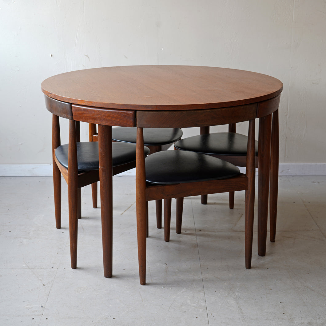 Hans Olsen “Roundette” dining set for Frem Røjle