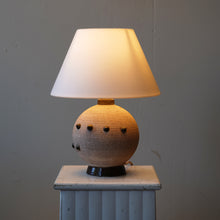 French Ceramic Studded Table Lamp