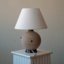 French Ceramic Studded Table Lamp