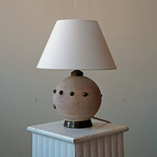 French Ceramic Studded Table Lamp