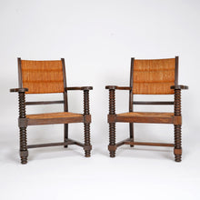 Pair Of Charles Dudouyt Style Armchairs