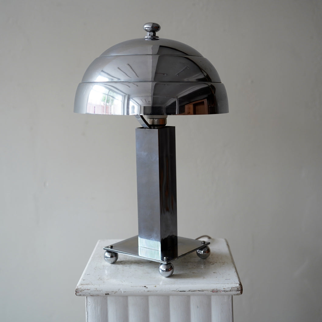 Art Deco Metal Table Lamp